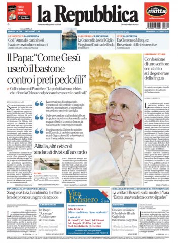 Papa Francisco: 2% do Clero é composto por pedófilos e se sua Diocese tiver 100 padres, 2 deles são pedófilos